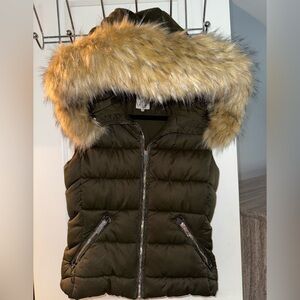 Zara Olive Green Outerwear Jacket